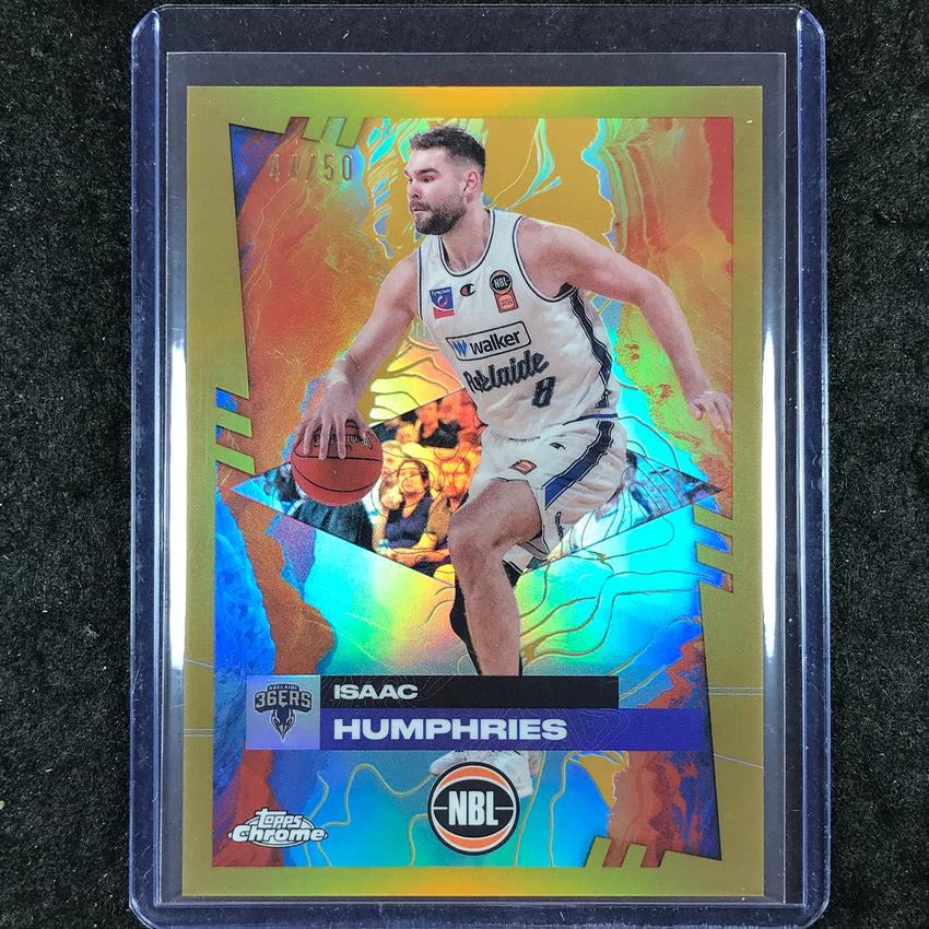 2024-25 Topps Chrome NBL ISAAC HUMPHRIES Base Gold 44/50 #3