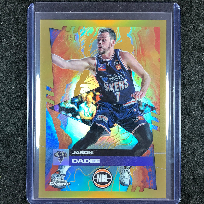 2024-25 Topps Chrome NBL JASON CADEE Base Gold 21/50 #4