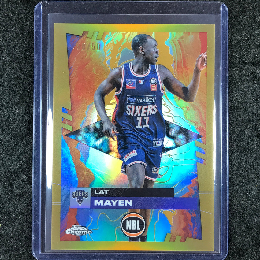 2024-25 Topps Chrome NBL LAT MAYEN Base Gold 50/50 #7