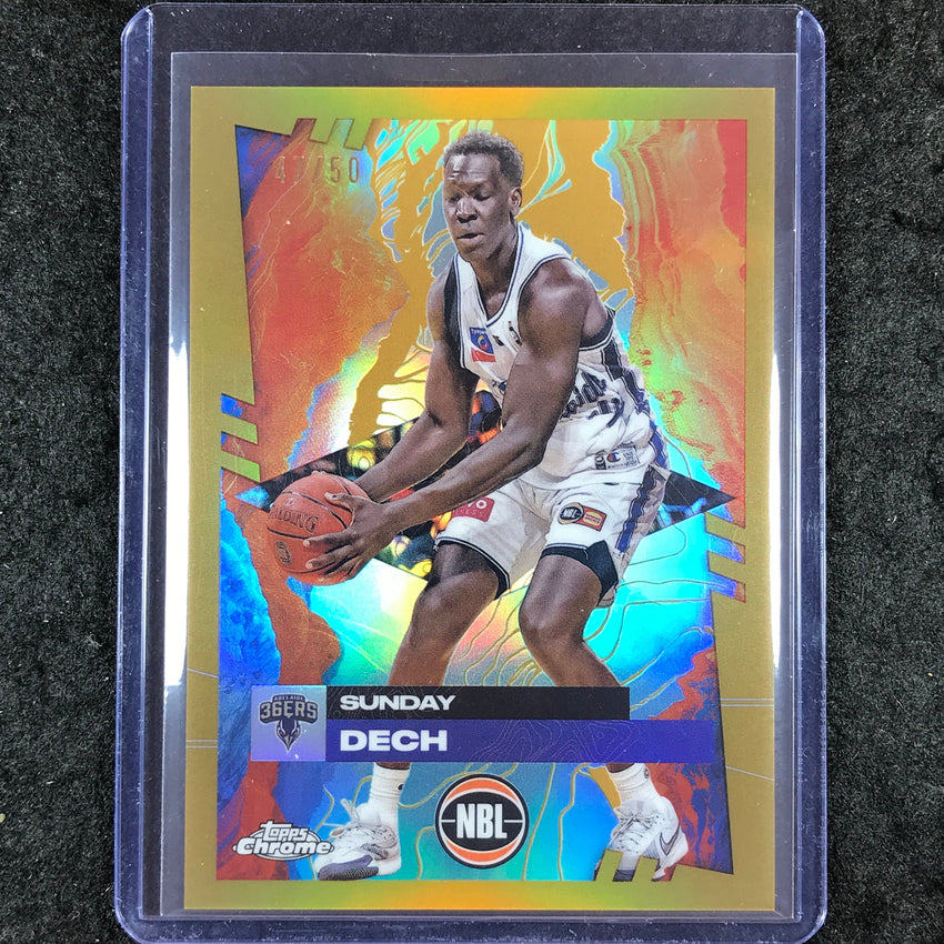 2024-25 Topps Chrome NBL SUNDAY DECH Base Gold 47/50 #10