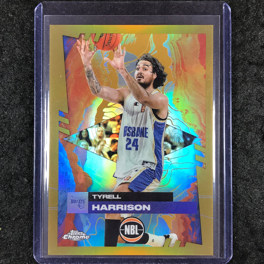 2024-25 Topps Chrome NBL TYRELL HARRISON Base Gold 31/50 #13