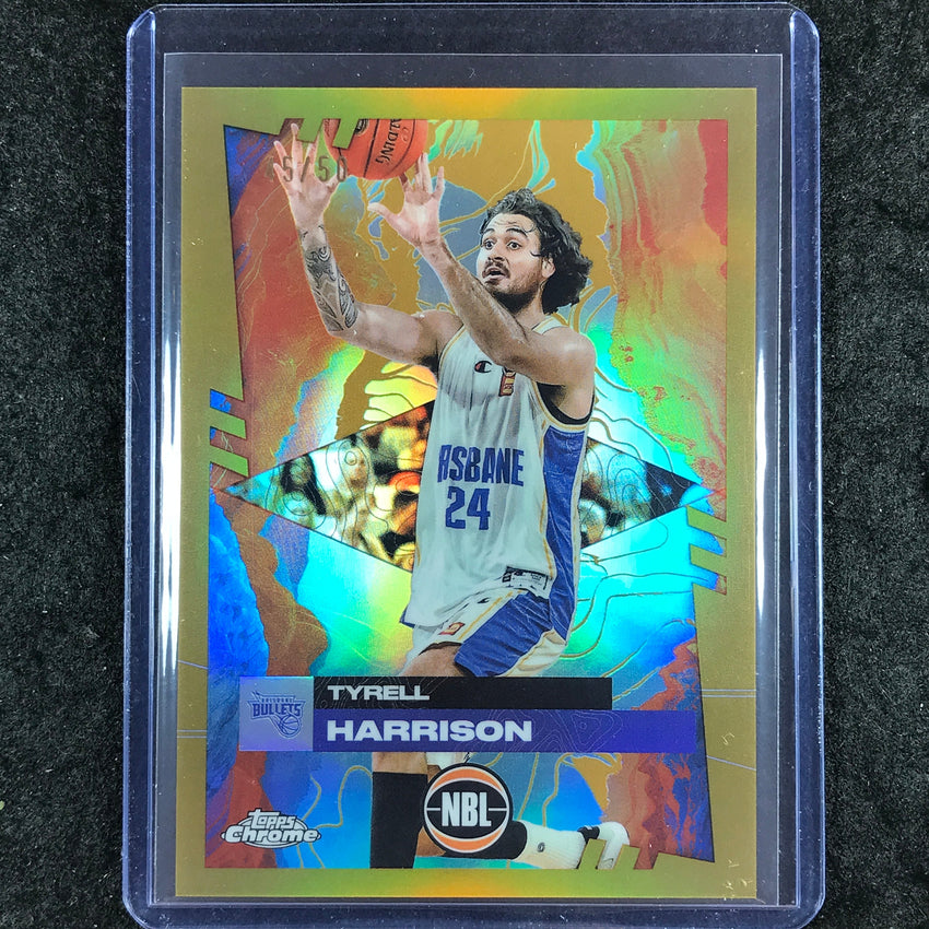 2024-25 Topps Chrome NBL TYRELL HARRISON Base Gold 45/50 #13