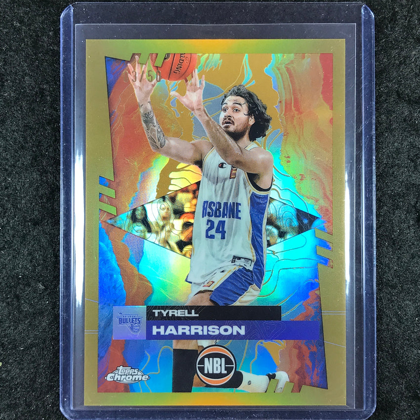 2024-25 Topps Chrome NBL TYRELL HARRISON Base Gold 3/50 #13