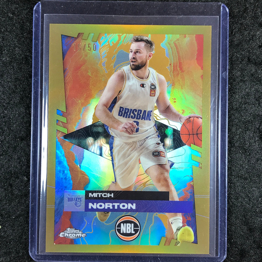 2024-25 Topps Chrome NBL MITCH MORTON Base Gold 15/50 #16