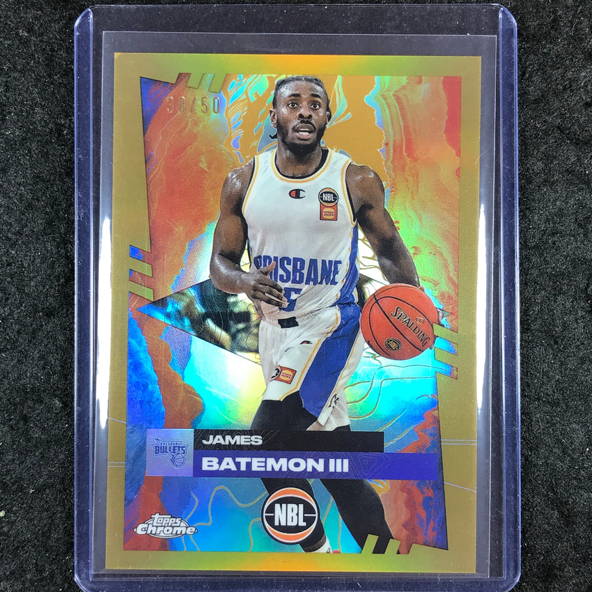 2024-25 Topps Chrome NBL JAMES BATEMON III Base Gold 38/50 #19