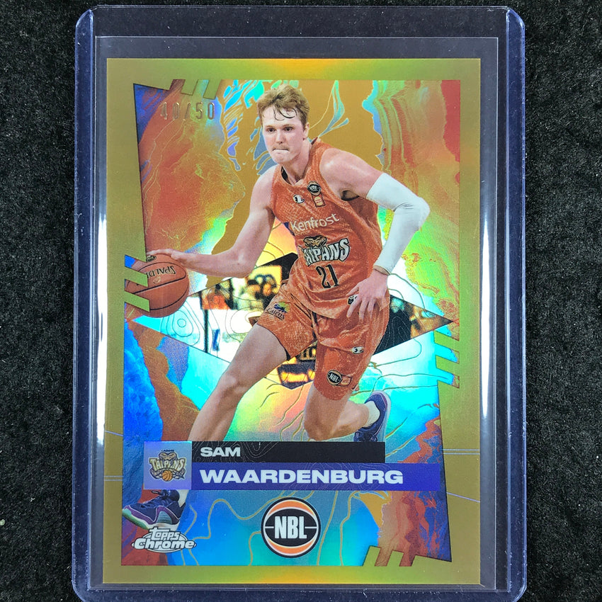 2024-25 Topps Chrome NBL SAM WAARDENBURG Base Gold 40/50 #21