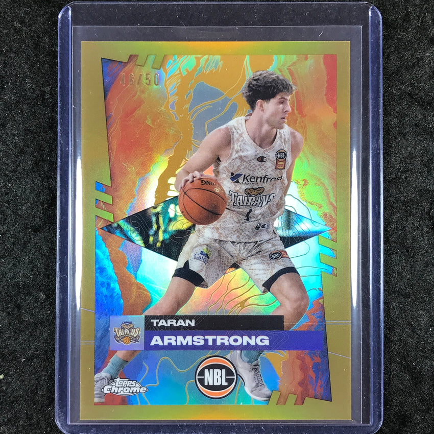 2024-25 Topps Chrome NBL TARAN ARMSTRONG Base Gold 46/50 #22