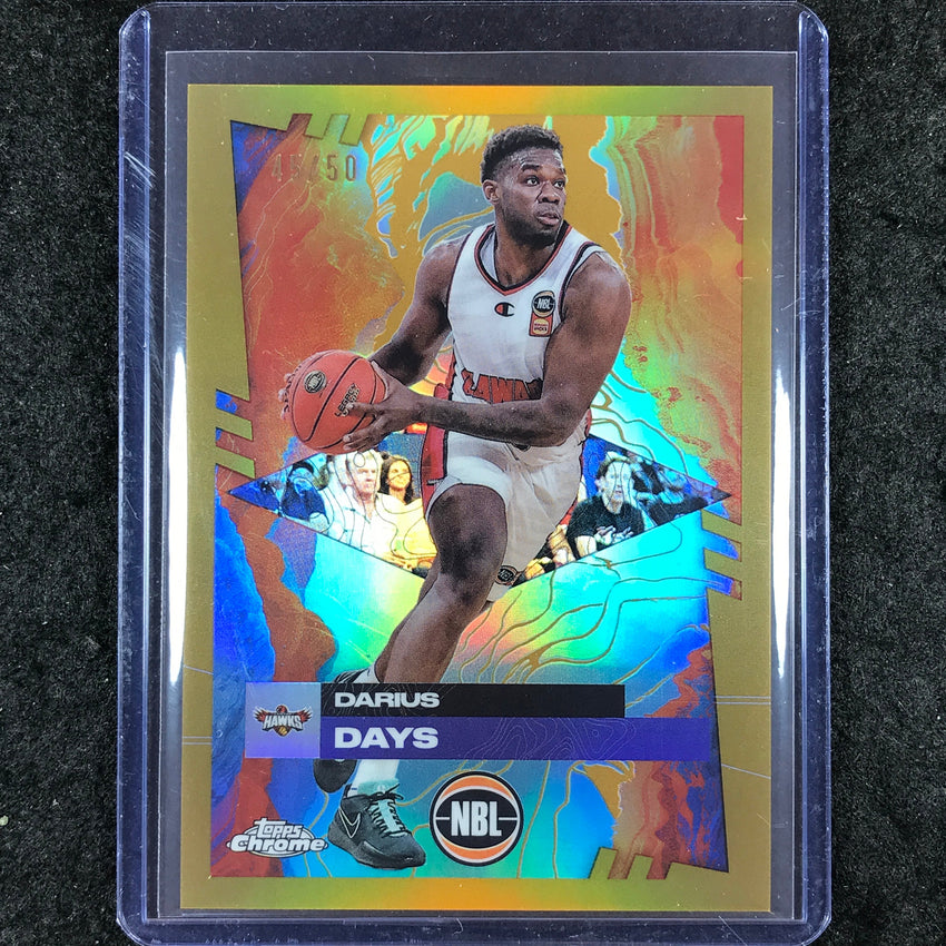 2024-25 Topps Chrome NBL DARIUS DAYS Base Gold 45/50 #31
