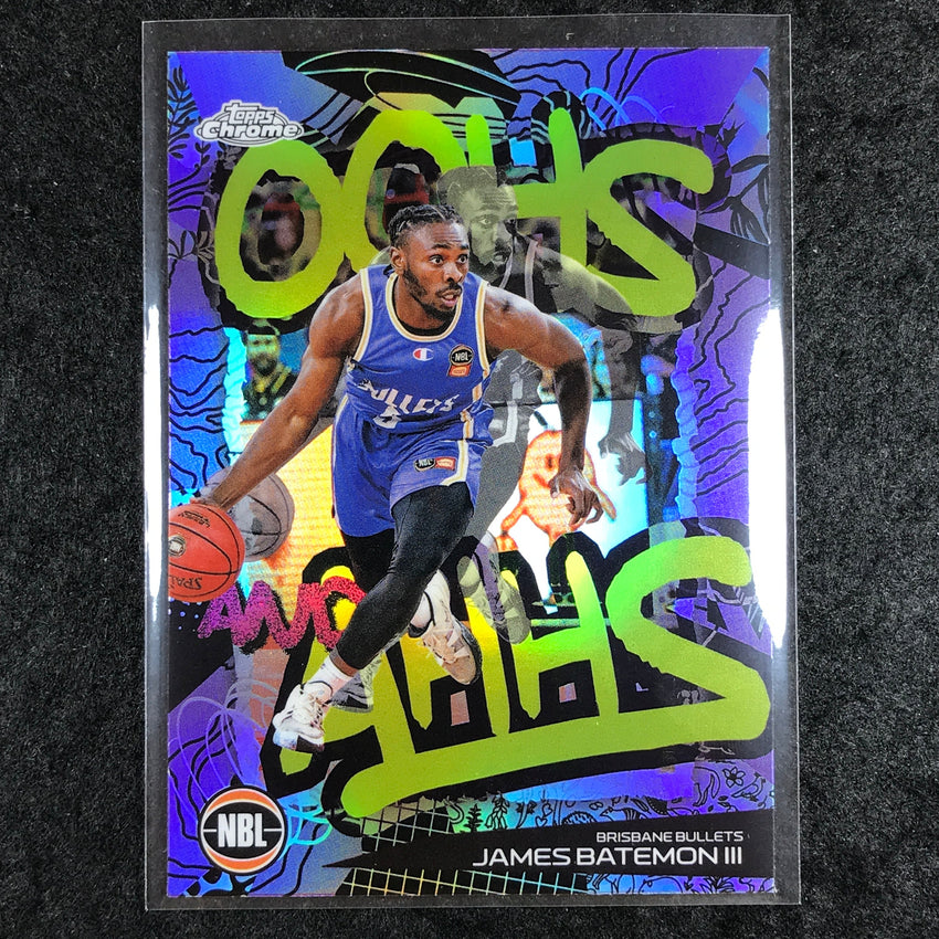 2024-25 Topps Chrome NBL JAMES BATEMON III Oohs and Ahhs Refractor #4