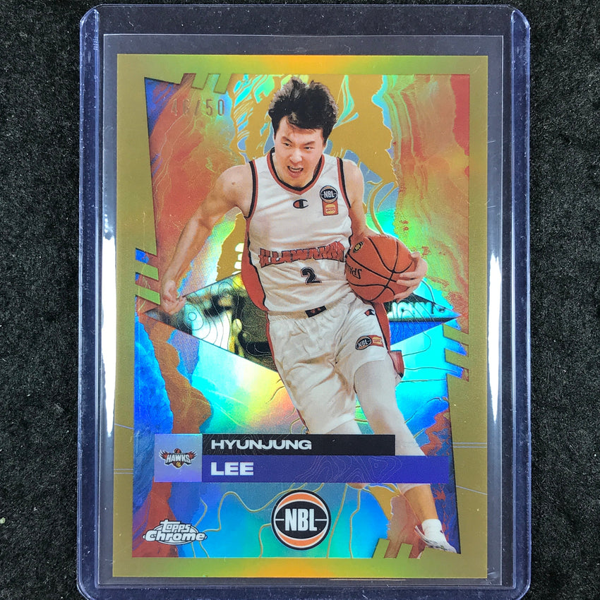 2024-25 Topps Chrome NBL HYUNJUNG LEE Base Gold 46/50 #32