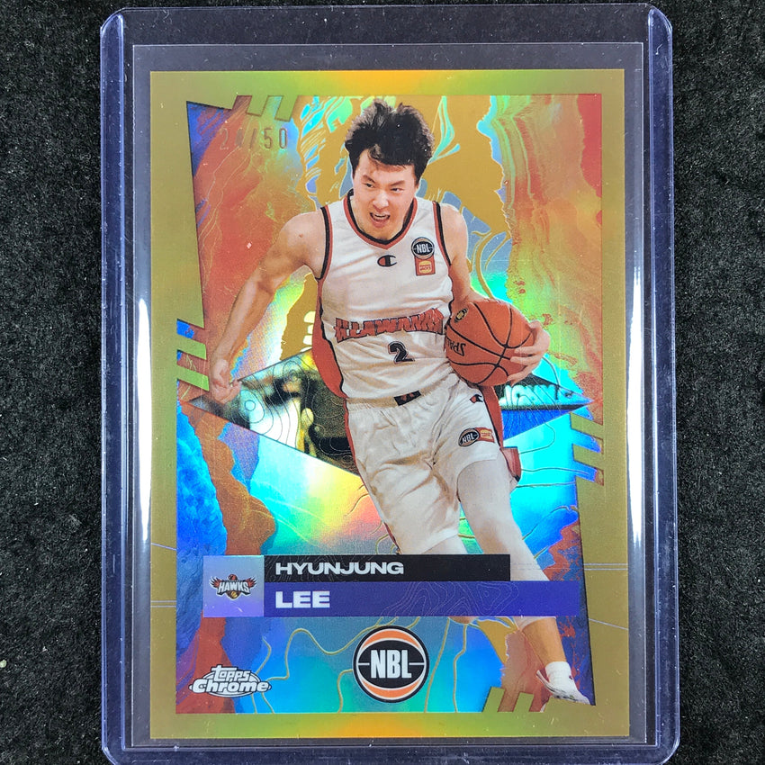 2024-25 Topps Chrome NBL HYUNJUNG LEE Base Gold 24/50 #32
