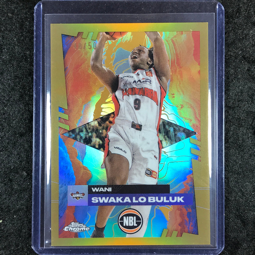 2024-25 Topps Chrome NBL WANI SWAKA LO BULUK Base Gold 48/50 #39