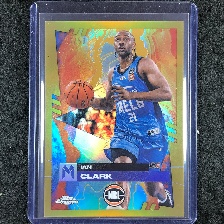 2024-25 Topps Chrome NBL IAN CLARK Base Gold 26/50 #42