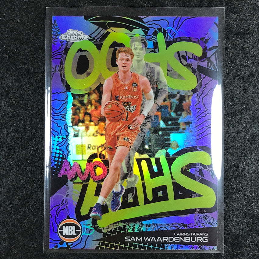 2024-25 Topps Chrome NBL SAM WAARDENBURG Oohs and Ahhs Refractor #5