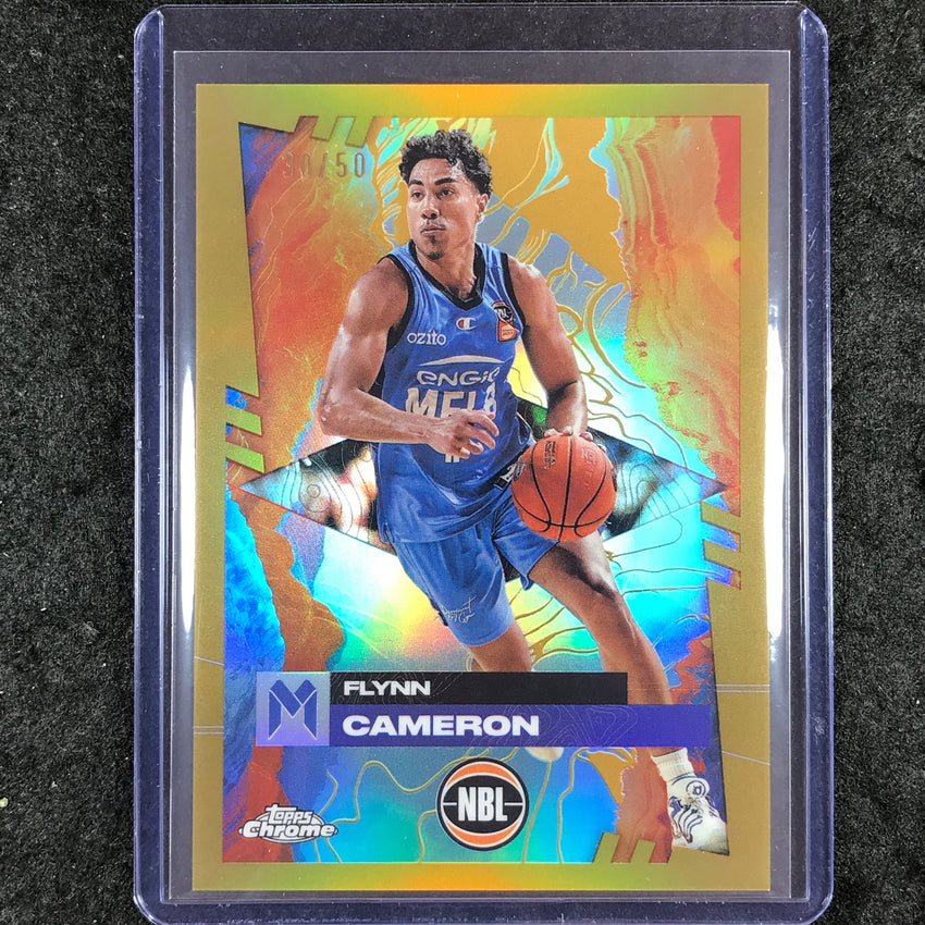 2024-25 Topps Chrome NBL FLYNN CAMERON Base Gold 30/50 #45