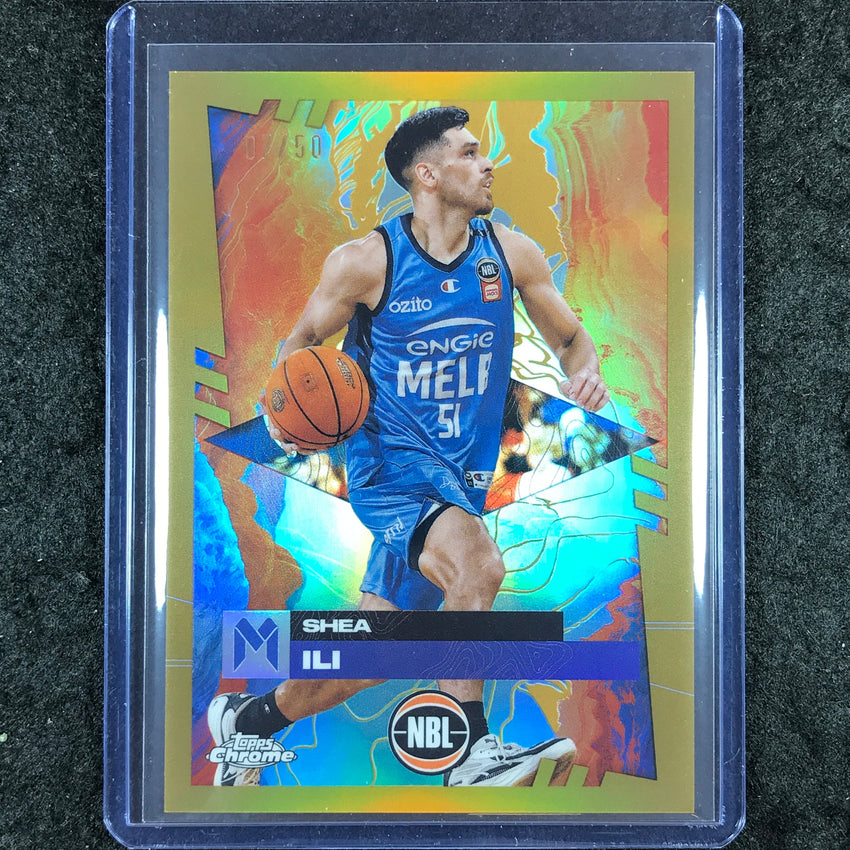 2024-25 Topps Chrome NBL SHEA ILI Base Gold 7/50 #46