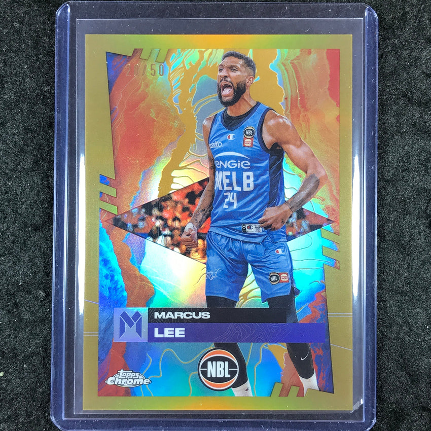 2024-25 Topps Chrome NBL MARCUS LEE Base Gold 20/50 #48