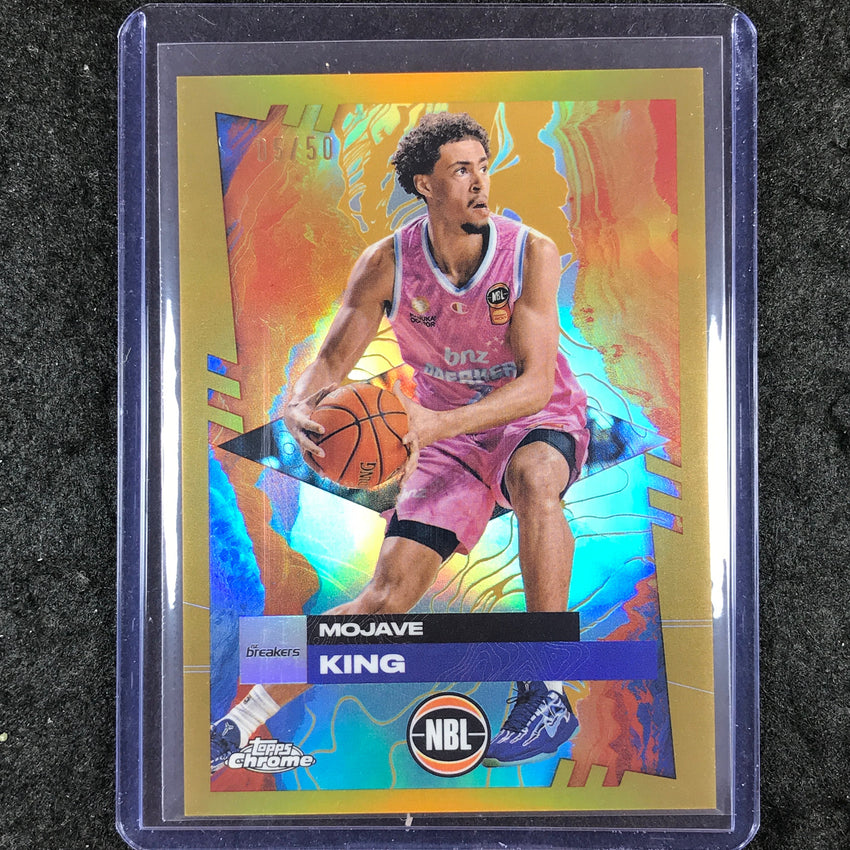 2024-25 Topps Chrome NBL MOJAVE KING Base Gold 5/50 #53