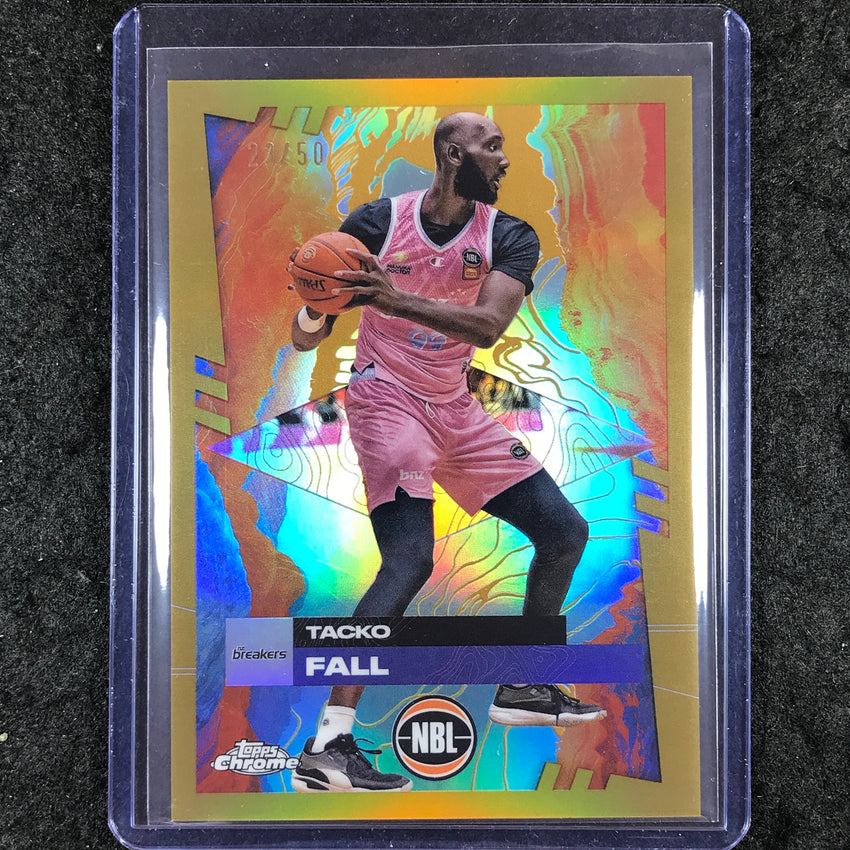 2024-25 Topps Chrome NBL TACKO FALL Base Gold 23/50 #57