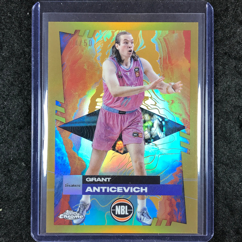 2024-25 Topps Chrome NBL GRANT ANTICEVICH Base Gold 24/50 #58