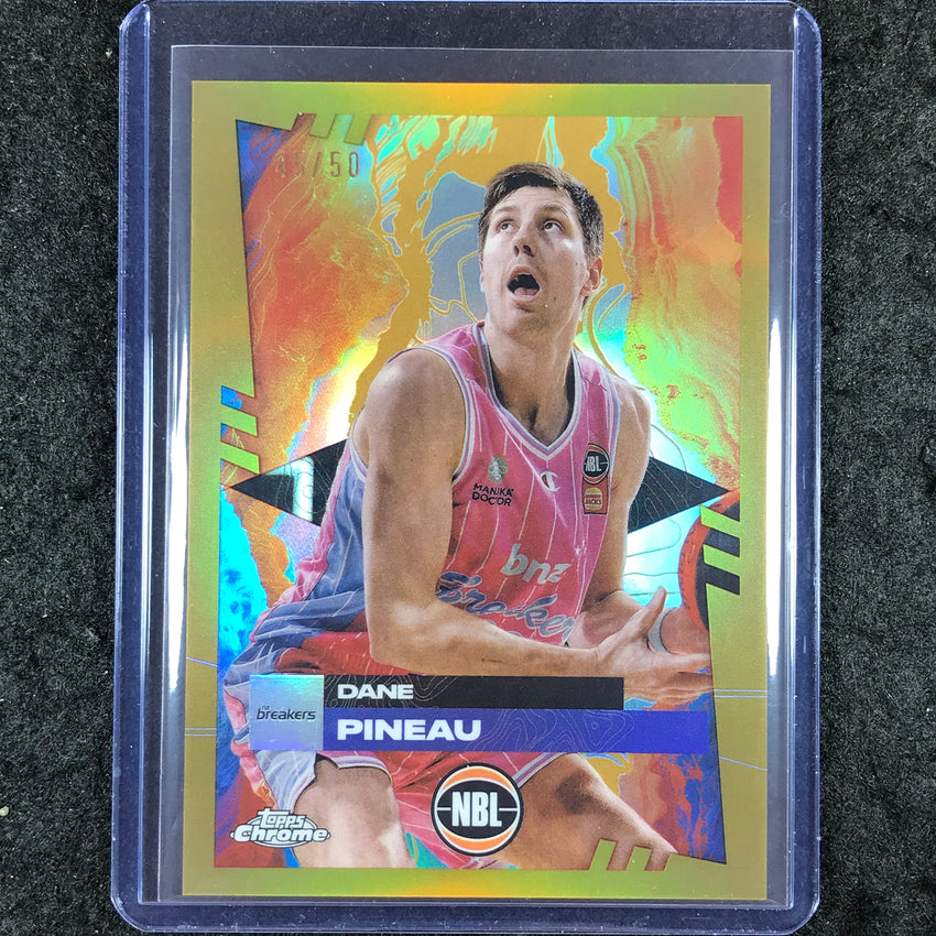 2024-25 Topps Chrome NBL DANE PINEAU Base Gold 45/50 #60