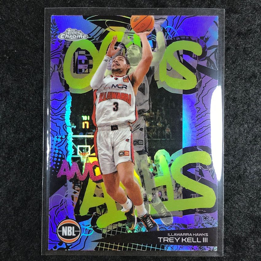 2024-25 Topps Chrome NBL TREY KELL III Oohs and Ahhs Refractor #8