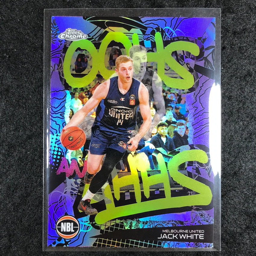 2024-25 Topps Chrome NBL JACK WHITE Oohs and Ahhs Refractor #10