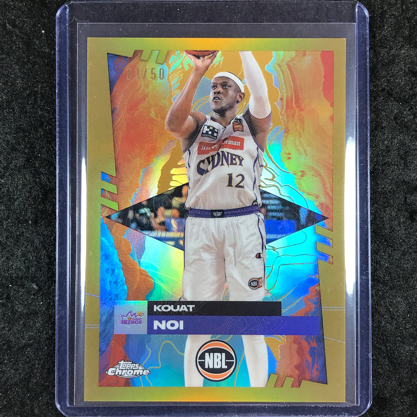 2024-25 Topps Chrome NBL KOUAT NOI Base Gold 1/50 #88