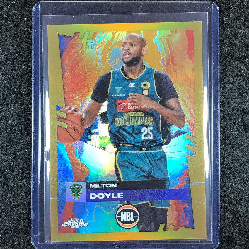 2024-25 Topps Chrome NBL MILTON DOYLE Base Gold 36/50 #92