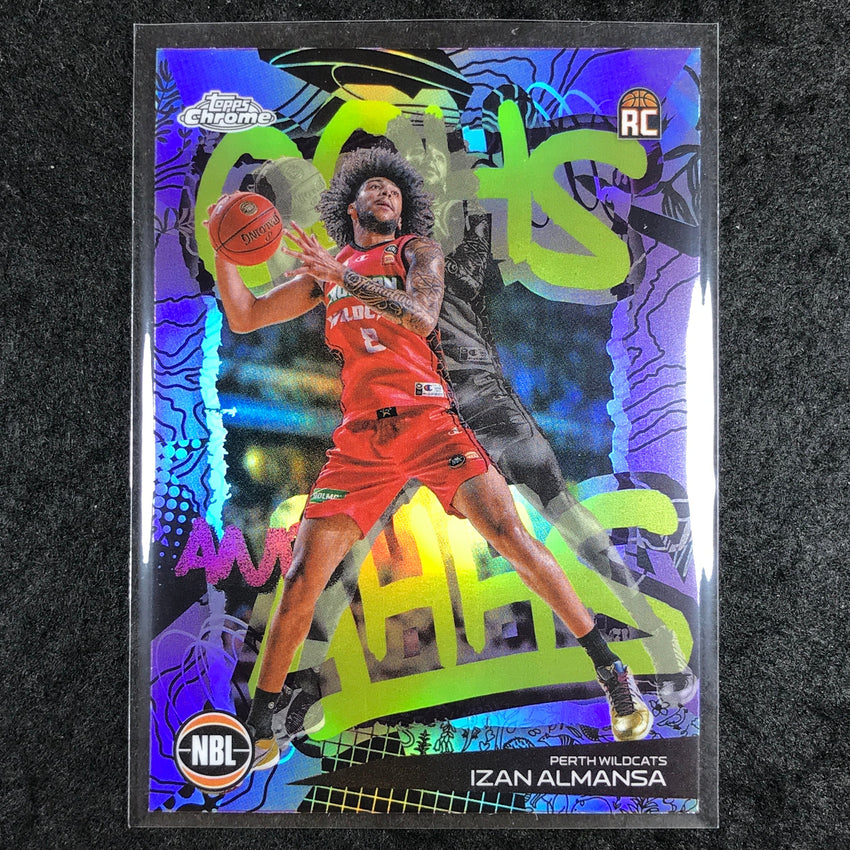 2024-25 Topps Chrome NBL IZAN ALMANSA Oohs and Ahhs Rookie Refractor #13