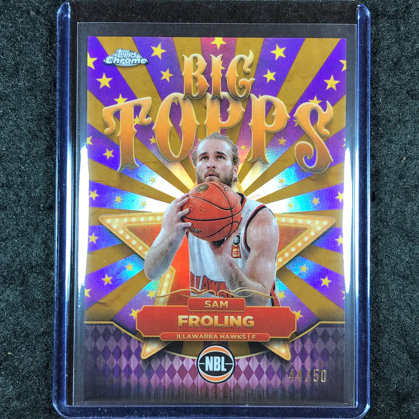 2024-25 Topps Chrome NBL SAM FROLING Big Topps Gold 44/50 #4