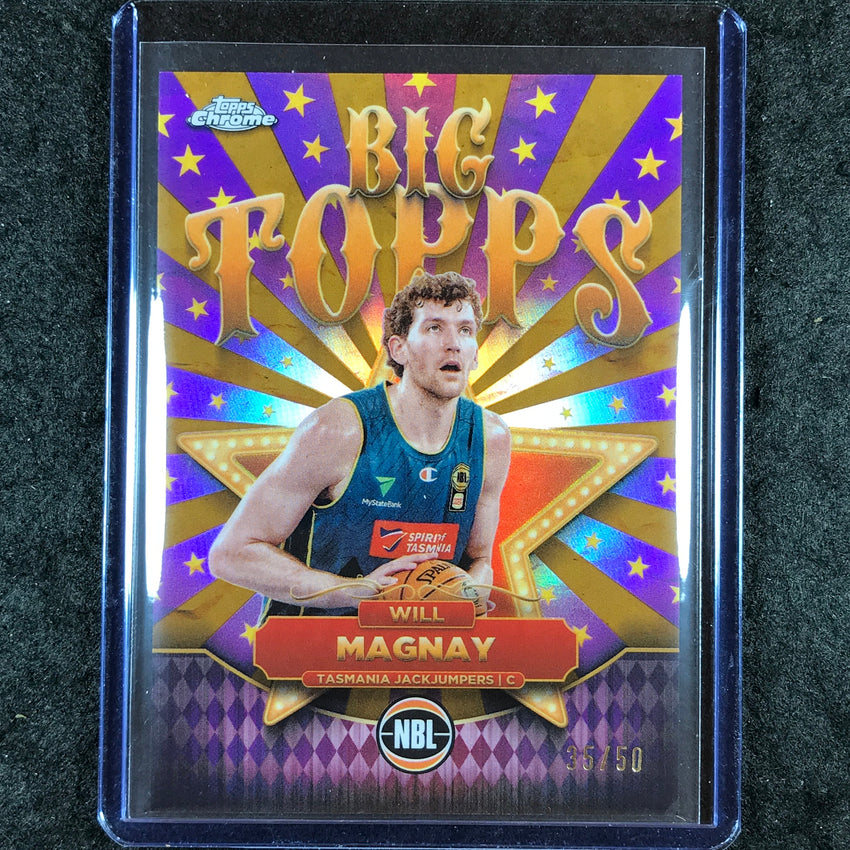 2024-25 Topps Chrome NBL WILL MAGNAY Big Topps Gold 35/50 #20
