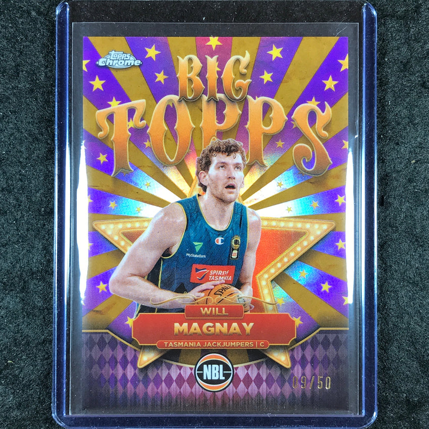 2024-25 Topps Chrome NBL WILL MAGNAY Big Topps Gold 9/50 #20