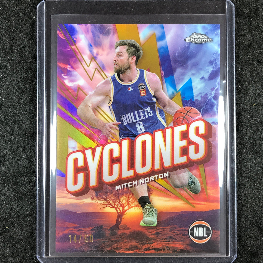 2024-25 Topps Chrome NBL MITCH NORTON Cyclones Gold 14/50 #4