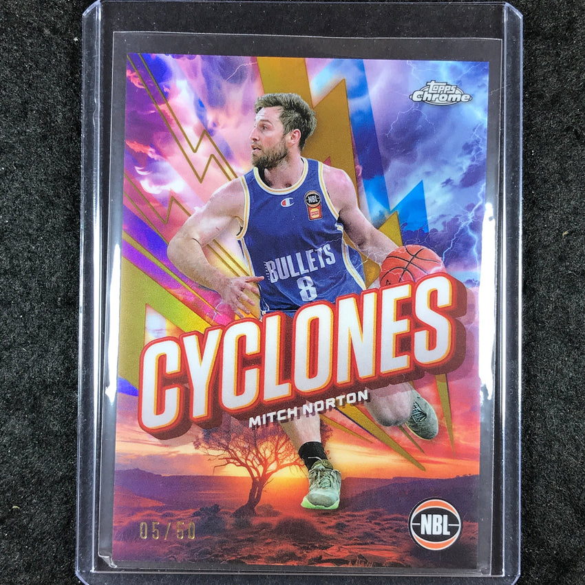 2024-25 Topps Chrome NBL MITCH NORTON Cyclones Gold 5/50 #4