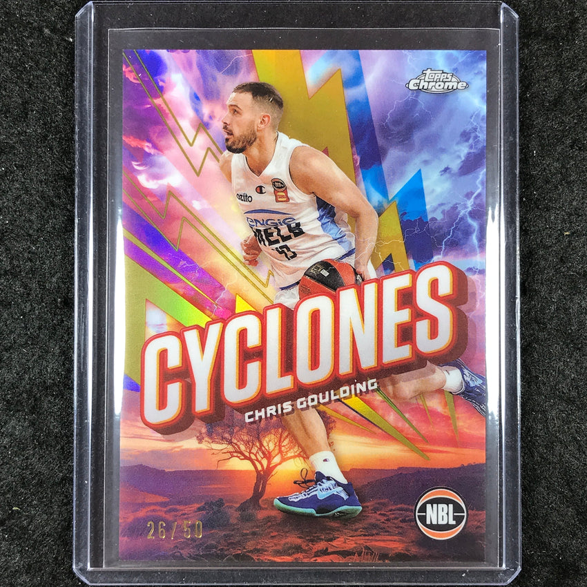 2024-25 Topps Chrome NBL CHRIS GOULDING Cyclones Gold 26/50 #9