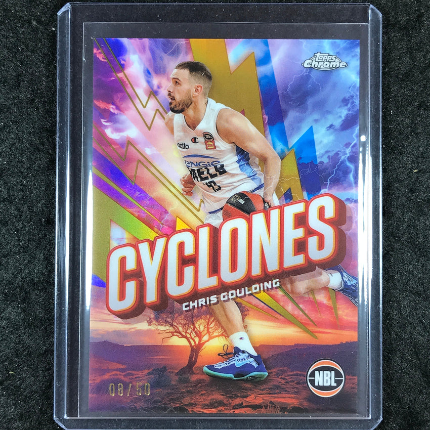 2024-25 Topps Chrome NBL CHRIS GOULDING Cyclones Gold 8/50 #9