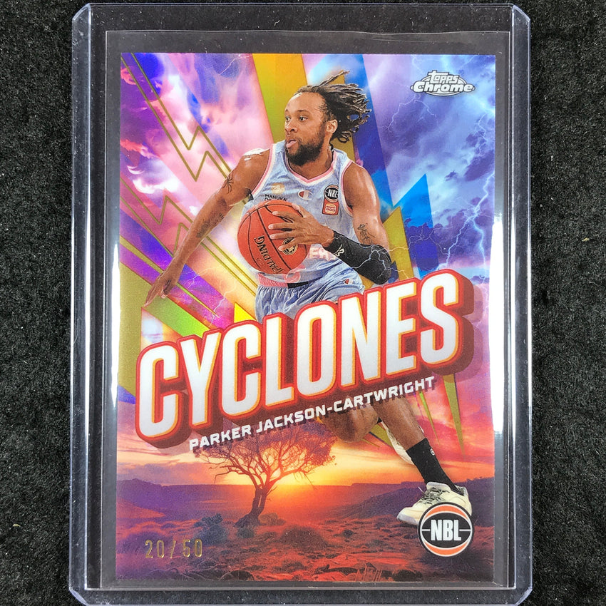 2024-25 Topps Chrome NBL PARKER JACKSON-CARTWRIGHT Cyclones Gold 20/50 #12