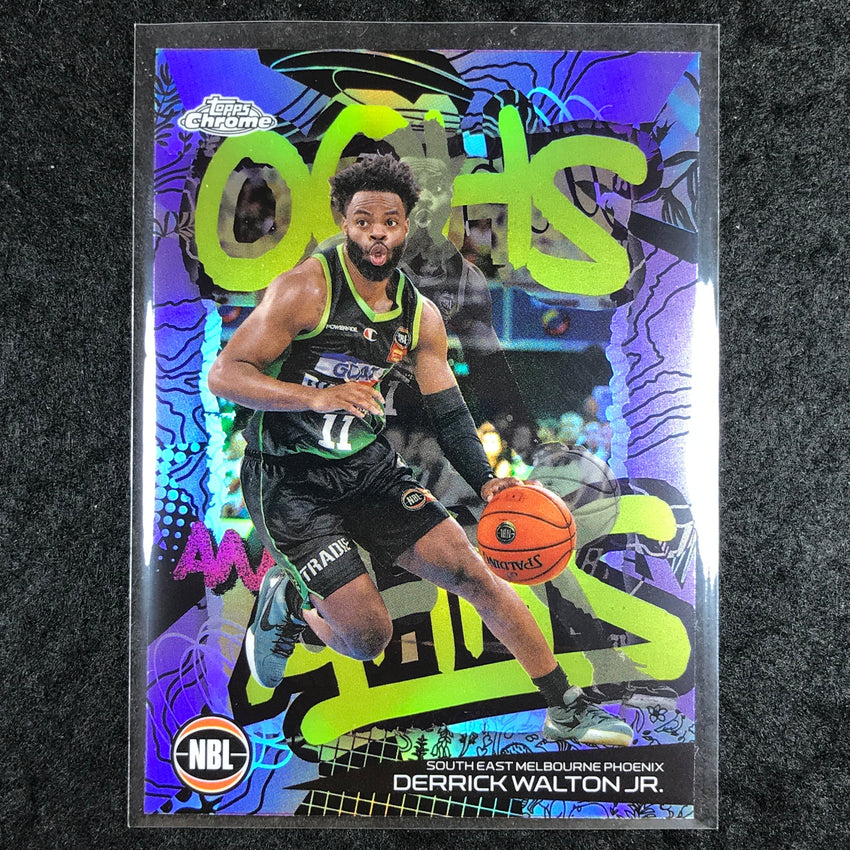 2024-25 Topps Chrome NBL DERRICK WALTON JR. Oohs and Ahhs Refractor #16