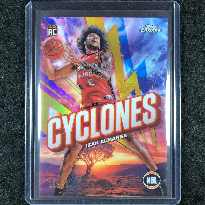 2024-25 Topps Chrome NBL IZAN ALMANSA Cyclones Rookie Gold 35/50 #13