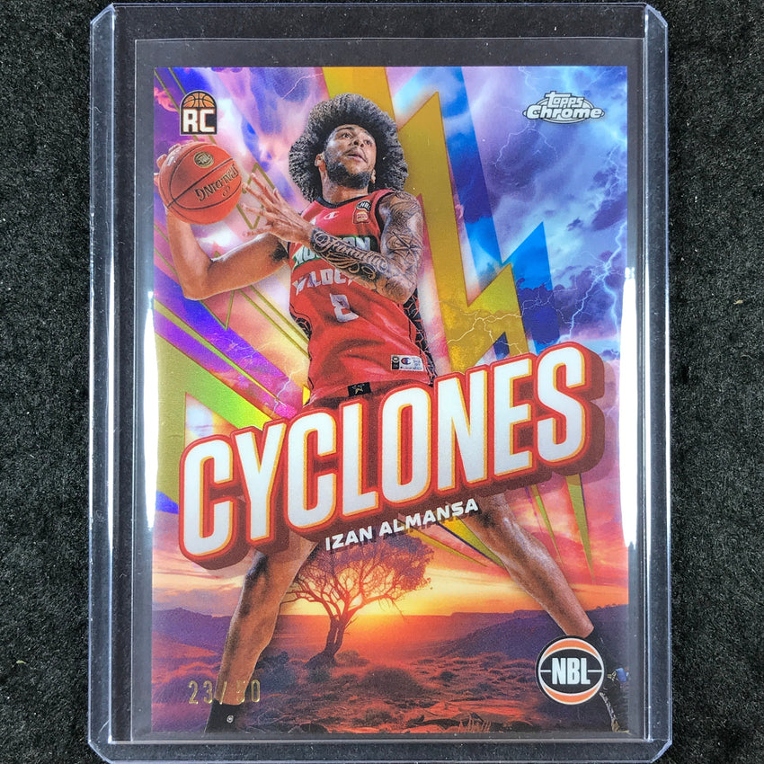 2024-25 Topps Chrome NBL IZAN ALMANSA Cyclones Rookie Gold 23/50 #13