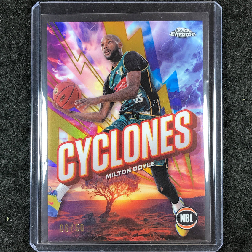 2024-25 Topps Chrome NBL MILTON DOYLE Cyclones Gold 6/50 #20