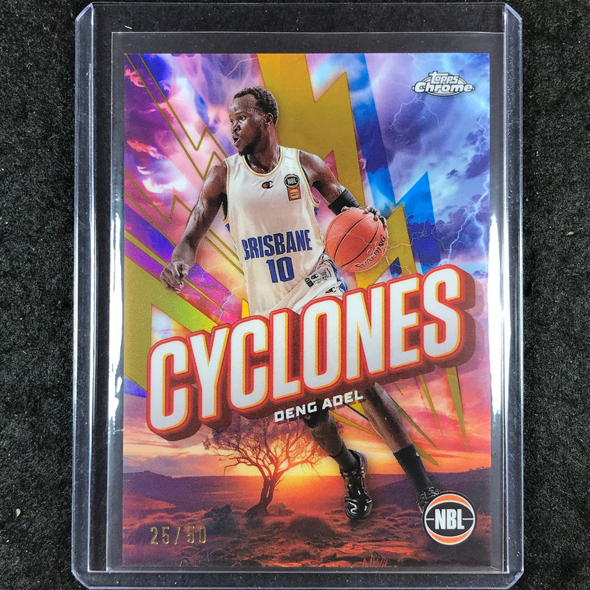 2024-25 Topps Chrome NBL DENG ADEL Cyclones Gold 25/50 #22