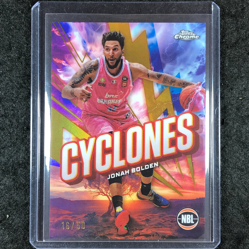 2024-25 Topps Chrome NBL JONAH BOLDEN Cyclones Gold 16/50 #24
