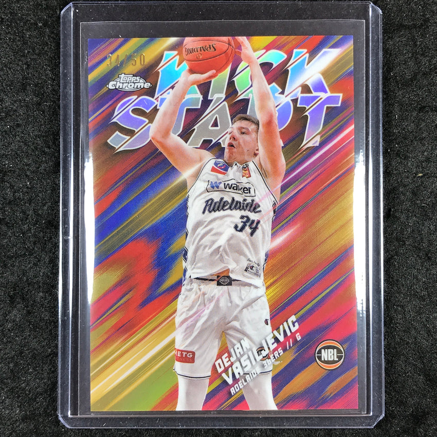 2024-25 Topps Chrome NBL DEJAN VASILJEVIC Kick Start Gold 34/50 #1