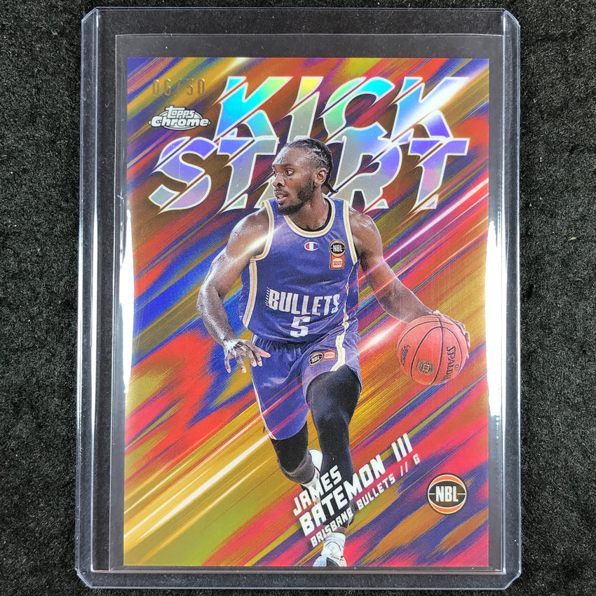 2024-25 Topps Chrome NBL JAMES BATEMON III Kick Start Gold 6/50 #2