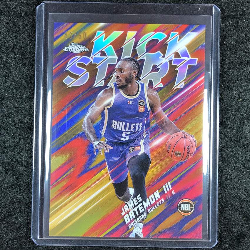 2024-25 Topps Chrome NBL JAMES BATEMON III Kick Start Gold 43/50 #2