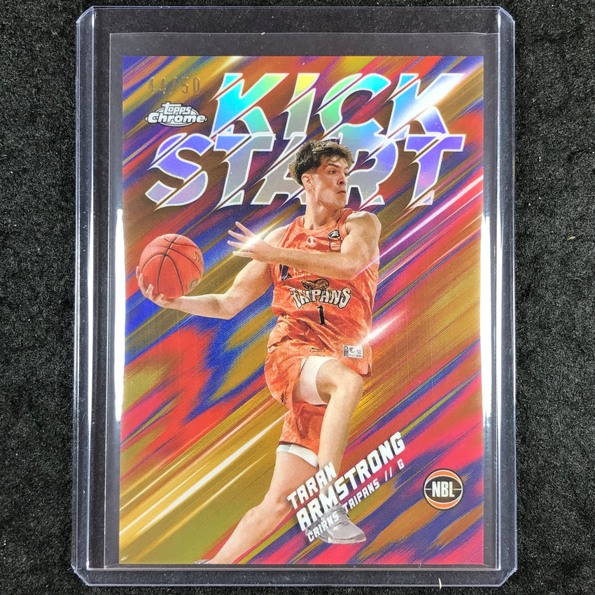 2024-25 Topps Chrome NBL TARAN ARMSTRONG Kick Start Gold 44/50 #3
