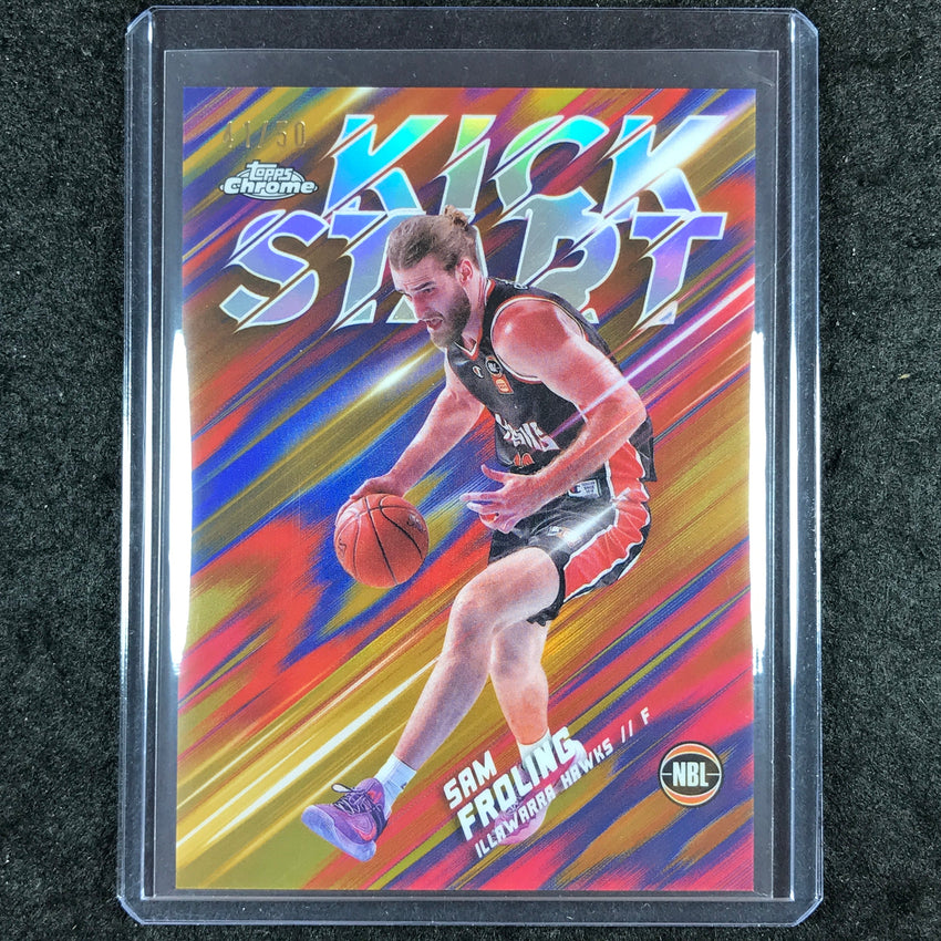 2024-25 Topps Chrome NBL SAM FROLING Kick Start Gold 41/50 #4