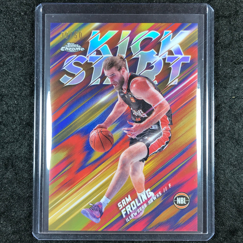 2024-25 Topps Chrome NBL SAM FROLING Kick Start Gold 39/50 #4